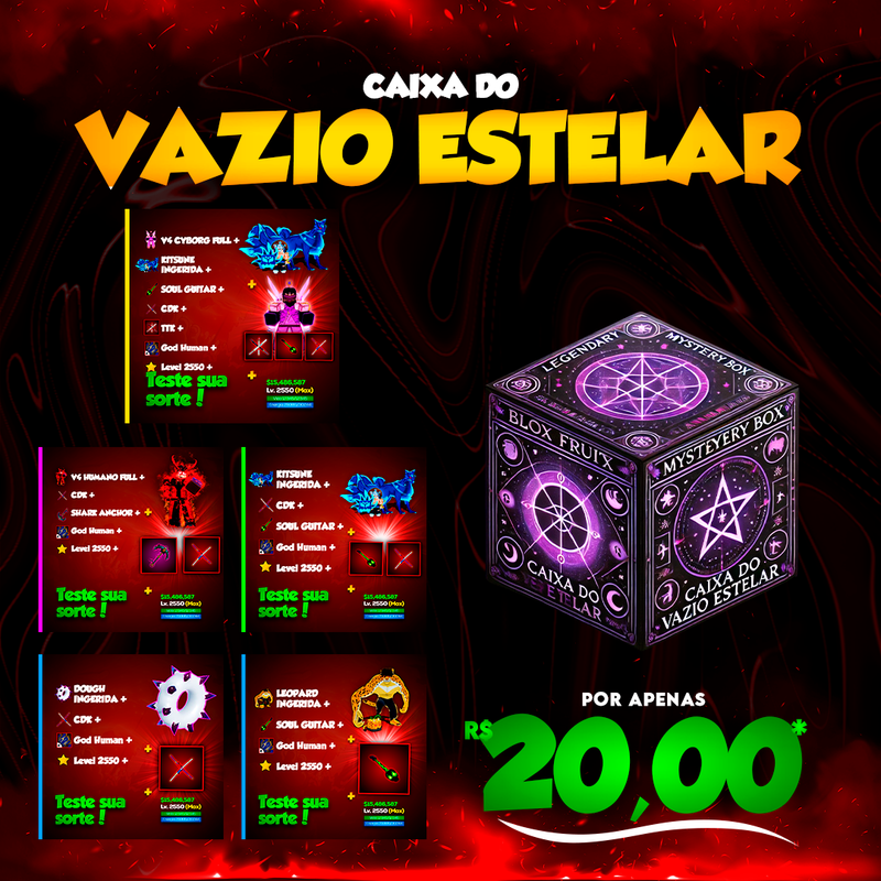 🌠 CAIXA DO VAZIO ESTELAR - LENDÁRIO